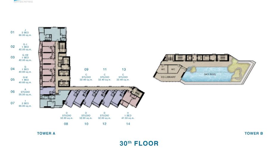 For sale 1 Beds condo in Bang Lamung, Chonburi