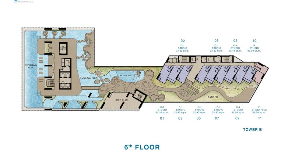 For sale 1 Beds condo in Bang Lamung, Chonburi