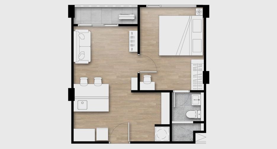 For sale 1 bed condo in Mueang Phuket, Phuket