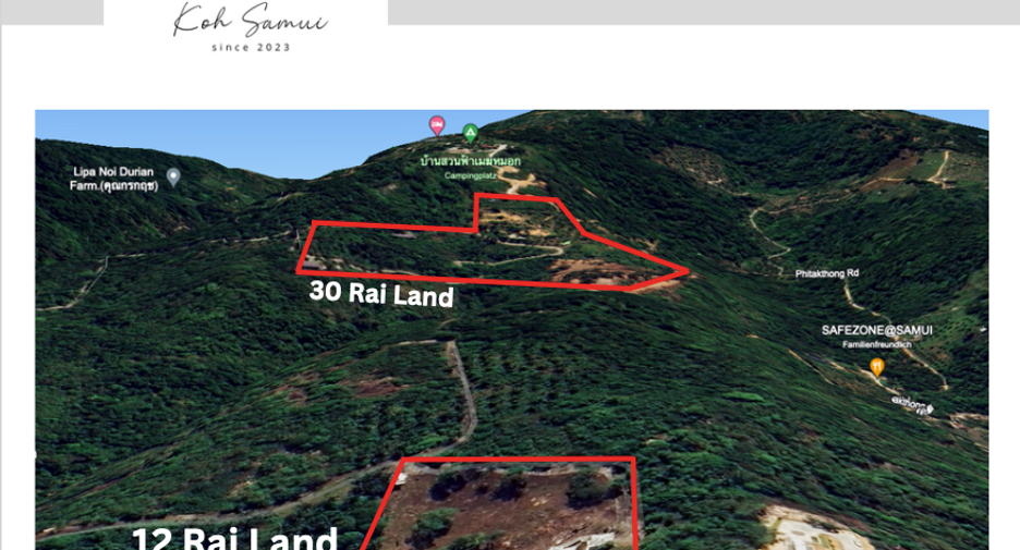 For sale land in Ko Samui, Surat Thani