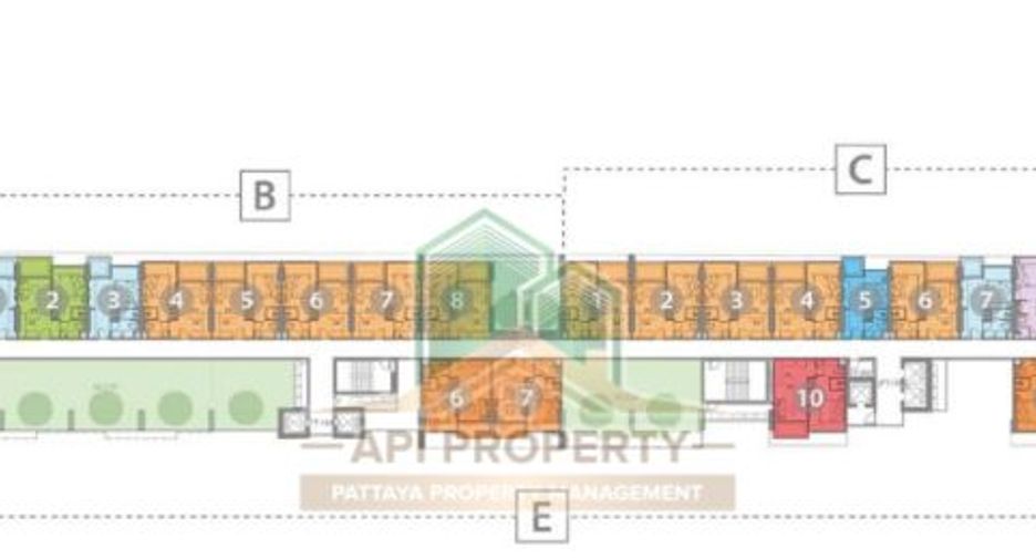 À vendre 2 chambres condo à Bang Lamung, Chonburi