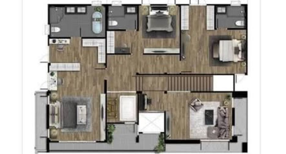 For rent 4 bed house in Bang Phli, Samut Prakan