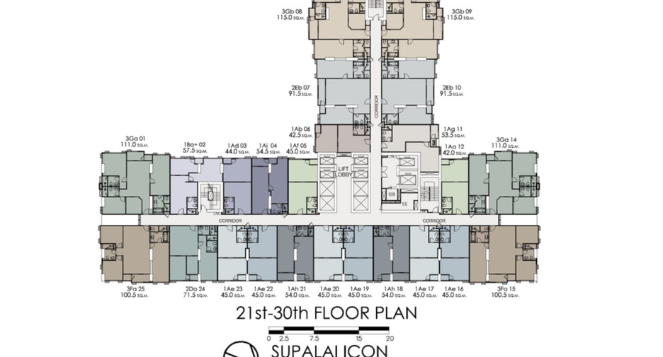 Wohnung zur Miete mit 1 Zimmer in Sathon, Bangkok