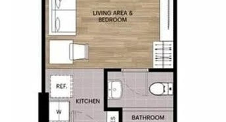 For sale 1 bed condo in Bang Lamung, Chonburi