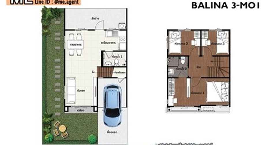 Reihenhaus zum Kauf mit 3 Zimmer in Suan Luang, Bangkok