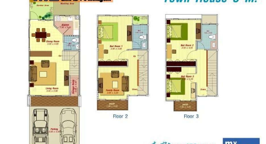 For sale 4 ベッドルーム townhouse in Suan Luang, Bangkok