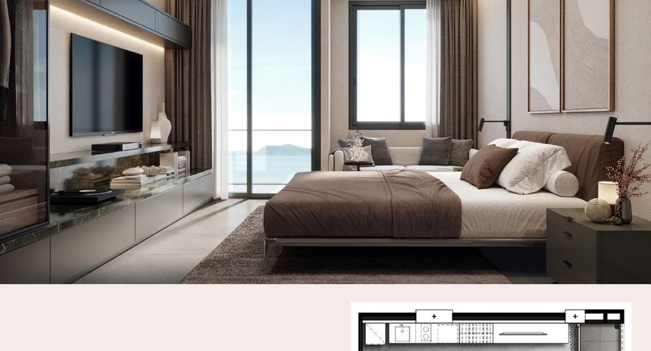 Condo en venta de 1 habitaciones en Sattahip, Chonburi