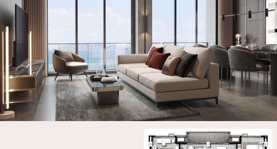 Condo en venta de 1 habitaciones en Sattahip, Chonburi