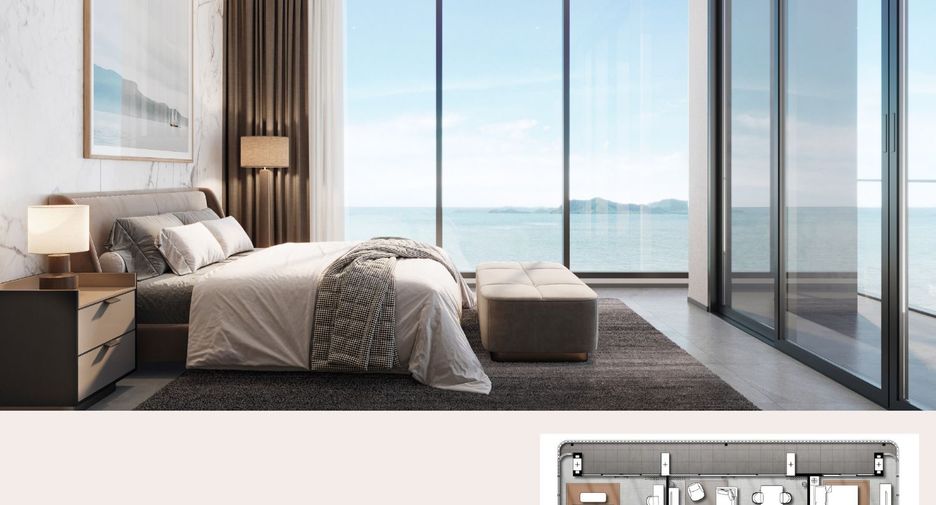Condo en venta de 1 habitaciones en Sattahip, Chonburi