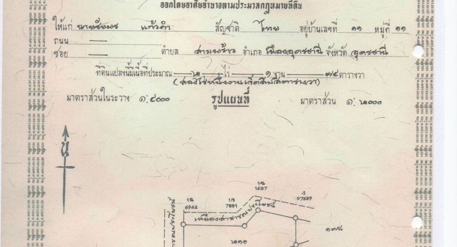 Grundstück zum Kauf in Mueang Udon Thani, Udon Thani