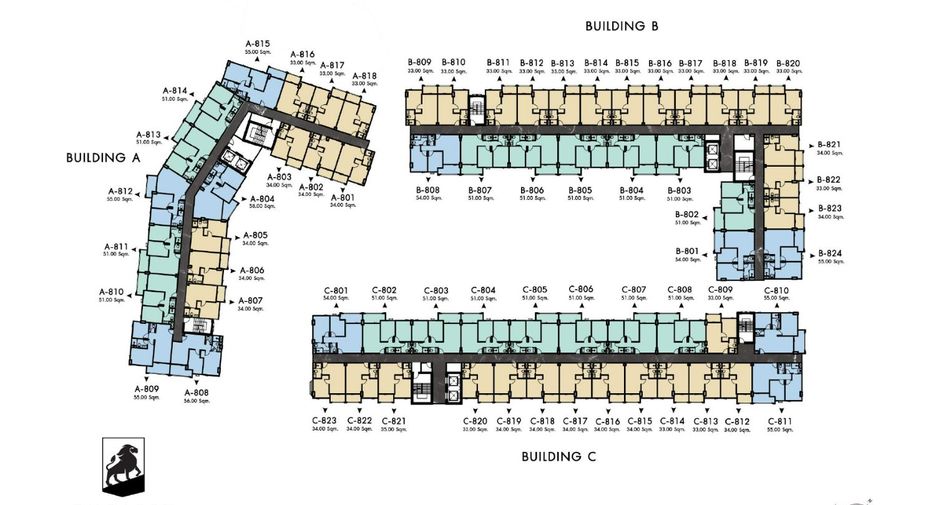Condo en venta de 2 habitaciones en Bang Lamung, Chonburi
