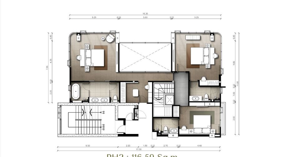 For sale 4 bedrooms condo in Na Jomtien, Pattaya