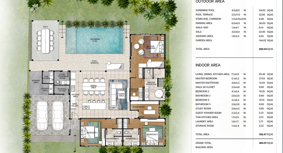 For sale 3 bedrooms villa in Thalang, Phuket