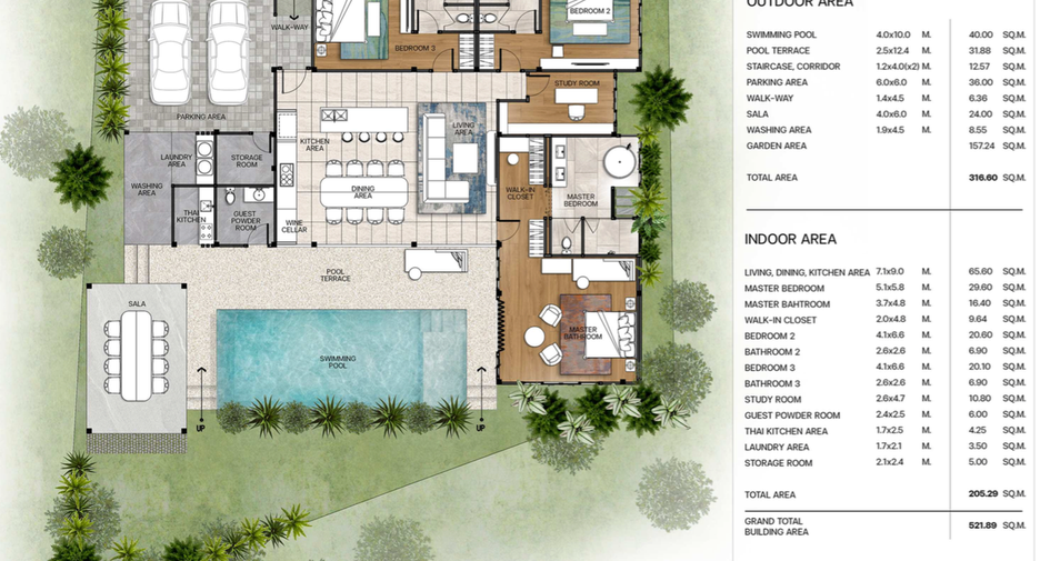 For sale 3 bedrooms villa in Thalang, Phuket