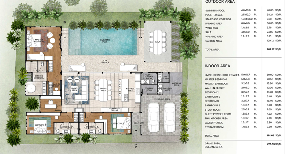 For sale 3 bedrooms villa in Thalang, Phuket