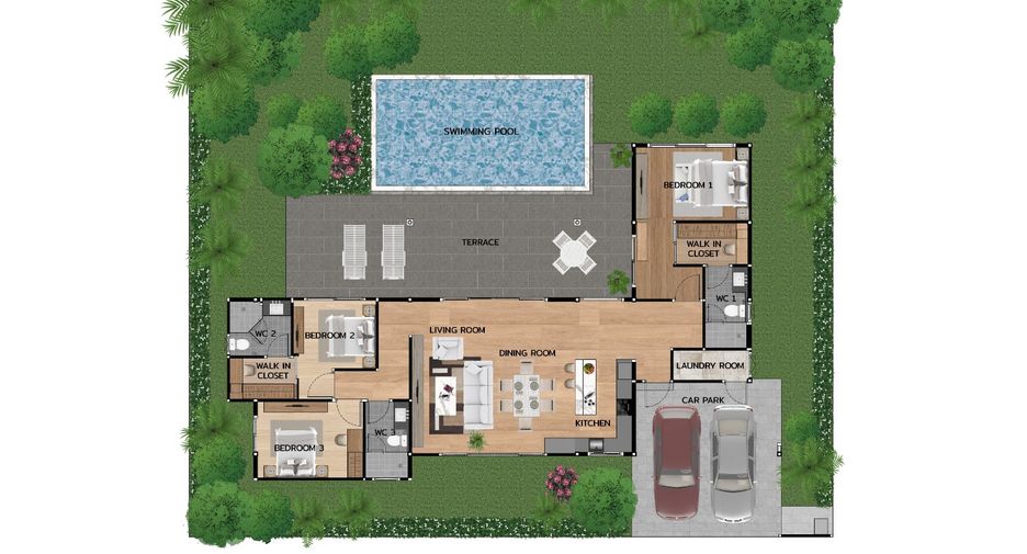 For sale 3 bedrooms house in Hua Hin, Prachuap Khiri Khan