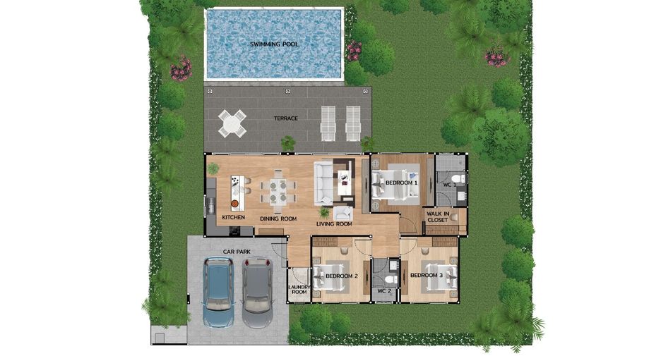 For sale 3 bedrooms house in Hua Hin, Prachuap Khiri Khan