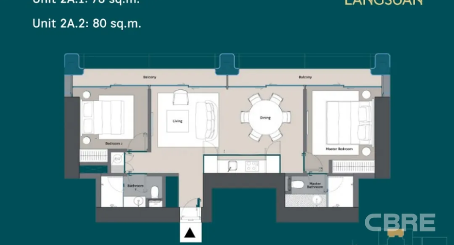 For sale 2 bedrooms condo in Pathum Wan, Bangkok