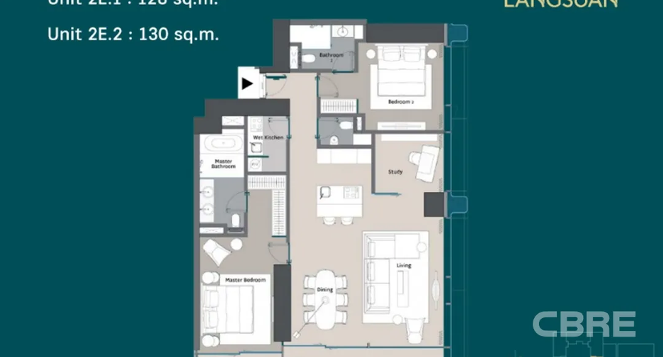 For sale 2 bedrooms condo in Pathum Wan, Bangkok