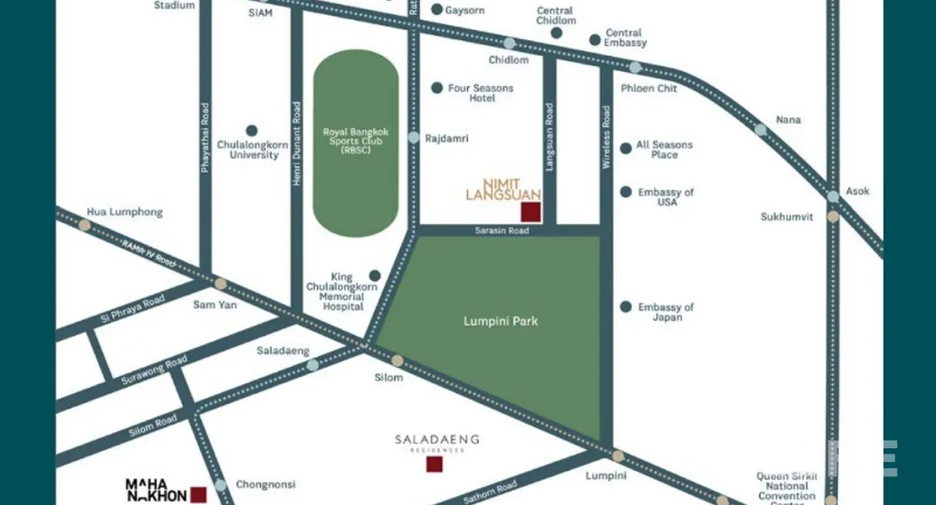 For sale 2 bedrooms condo in Pathum Wan, Bangkok