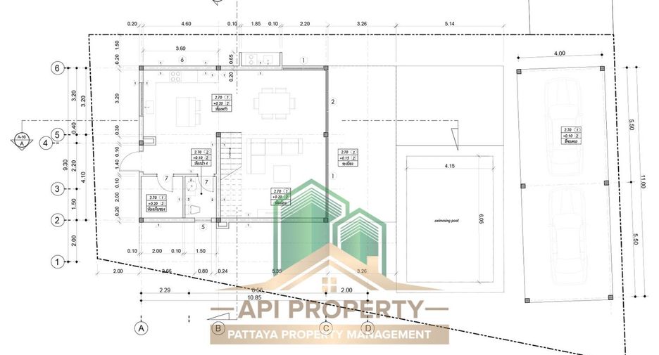 Casa en venta de 4 habitaciones en Bang Lamung, Chonburi