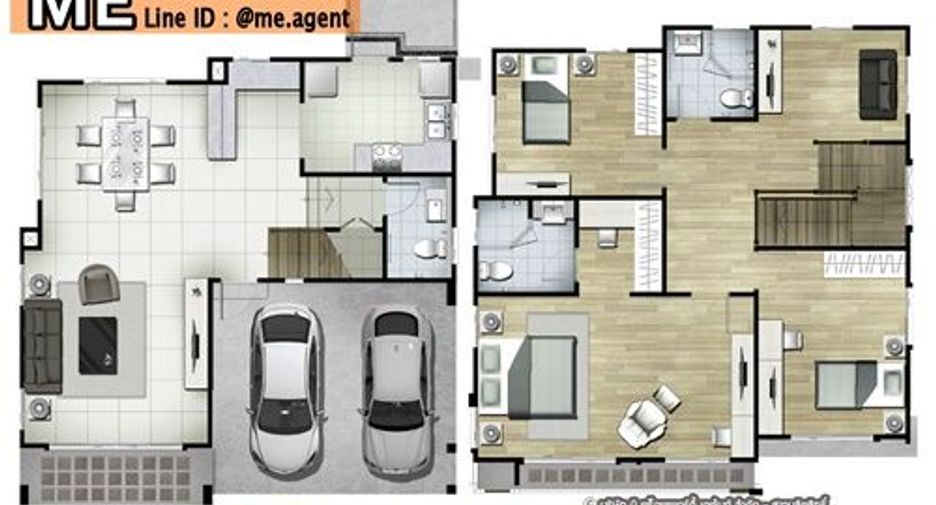 For rent 3 bedrooms house in Suan Luang, Bangkok