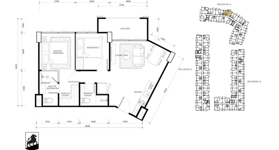 Condo en venta de 1 habitaciones en Bang Lamung, Chonburi