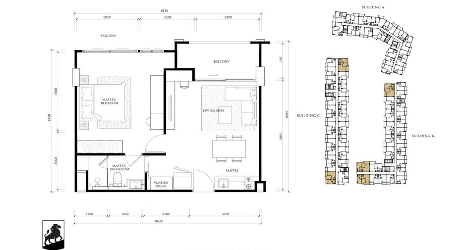 Condo en venta de 1 habitaciones en Bang Lamung, Chonburi