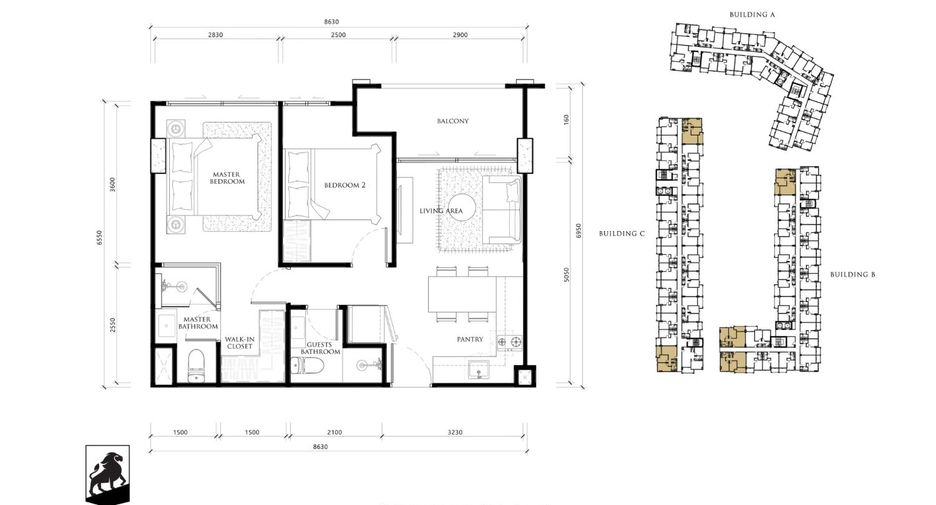 Condo en venta de 1 habitaciones en Bang Lamung, Chonburi
