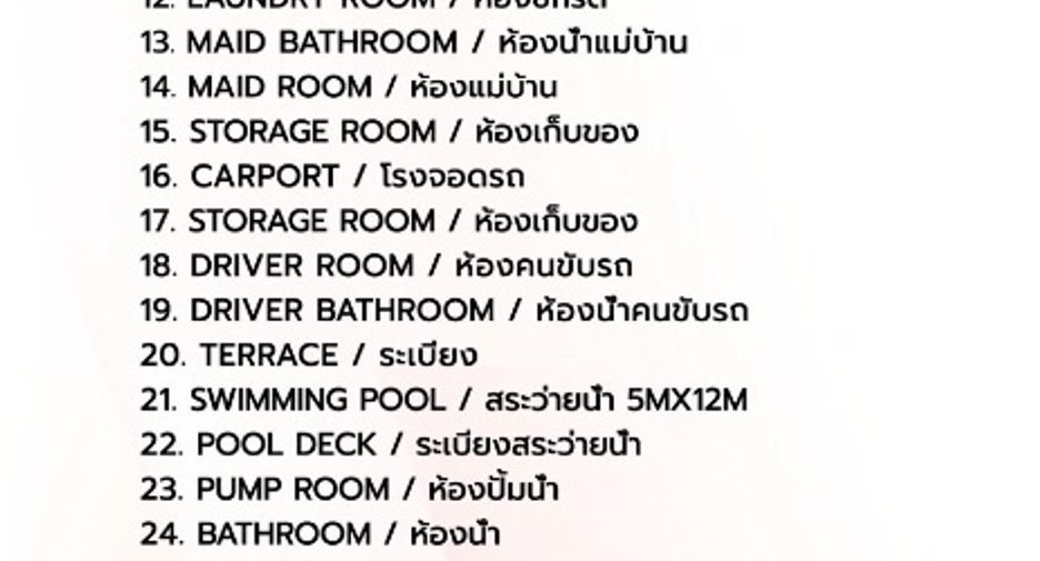 For sale 5 bedrooms house in Hang Dong, Chiang Mai