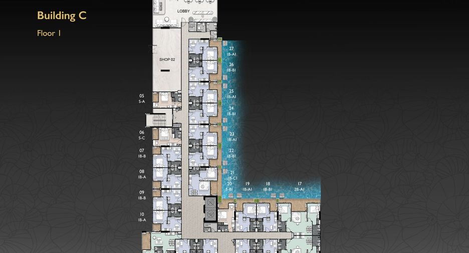 Продажа 1 кровать кондо в Банг Ламунг, Чонбури