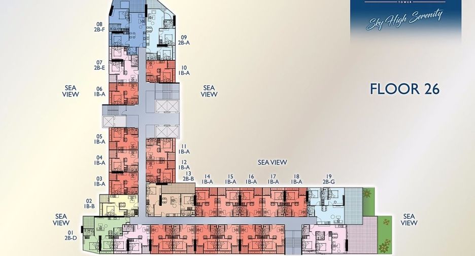À vendre 1 chambre condo à Bang Lamung, Chonburi