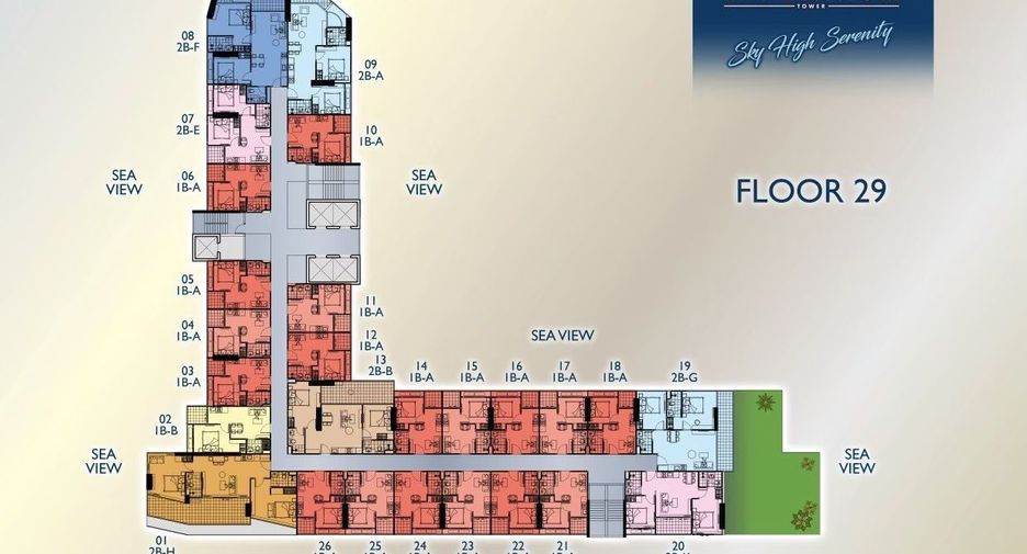 À vendre 1 chambre condo à Bang Lamung, Chonburi