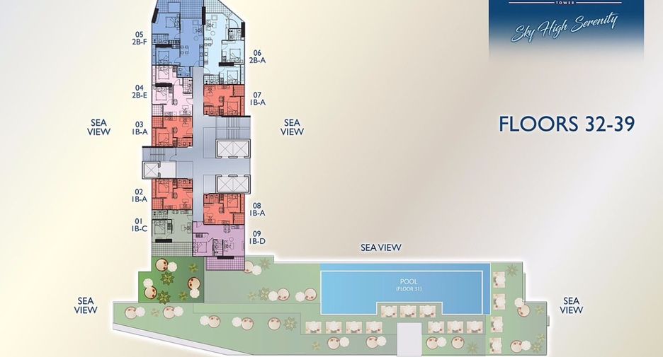 À vendre 1 chambre condo à Bang Lamung, Chonburi