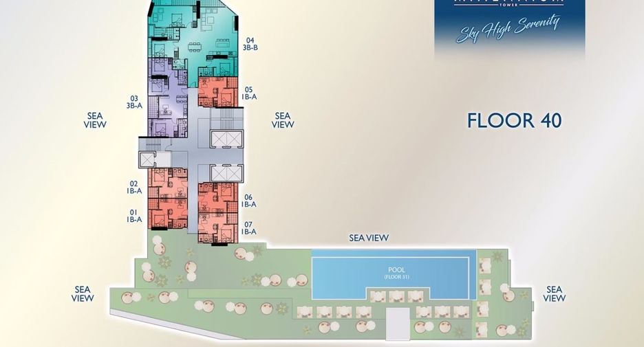 À vendre 1 chambre condo à Bang Lamung, Chonburi