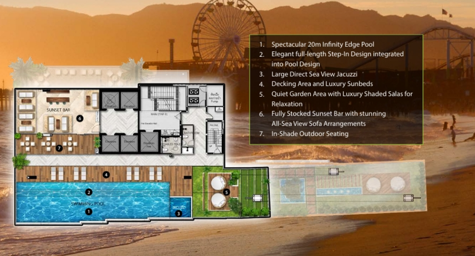 For sale 1 bed condo in Bang Lamung, Chonburi
