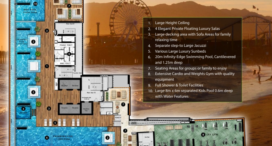 For sale 2 bedrooms condo in Bang Lamung, Chonburi