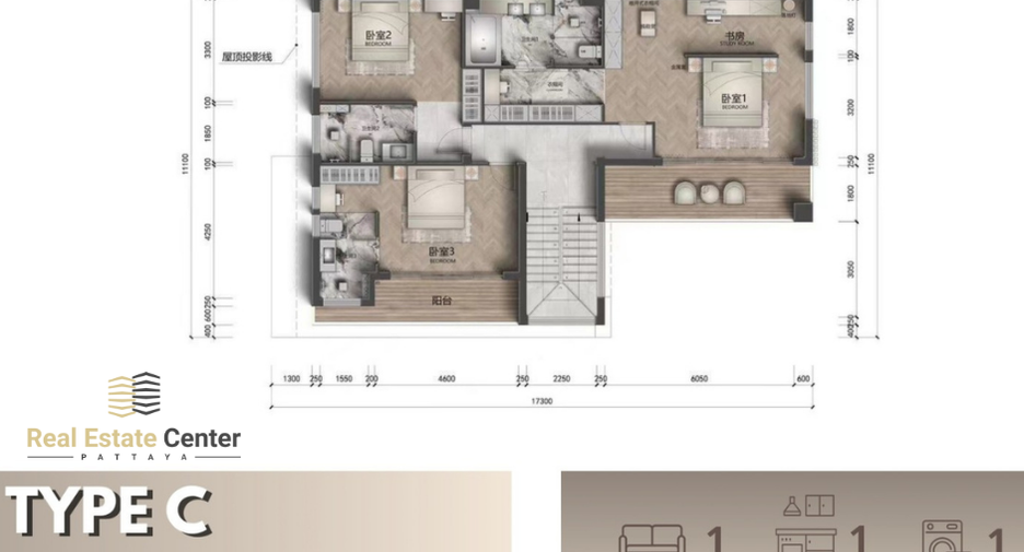 Villa en venta de 4 habitaciones en Bang Lamung, Chonburi
