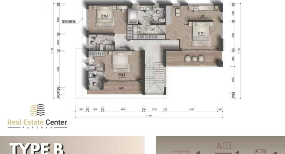Villa en venta de 4 habitaciones en Bang Lamung, Chonburi