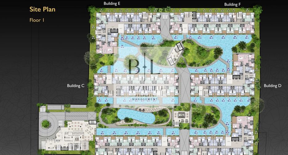 Condo en venta de 1 habitaciones en Bang Lamung, Chonburi
