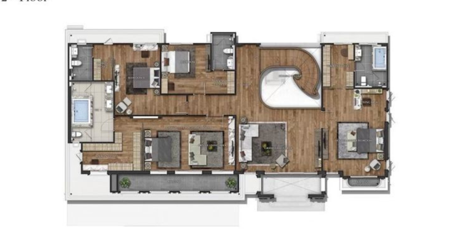 For rent 5 bedrooms house in Lat Krabang, Bangkok