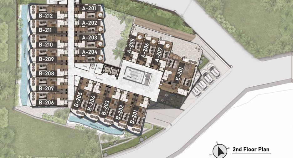 Apartment zum Kauf mit Studio in Mueang Phuket, Phuket