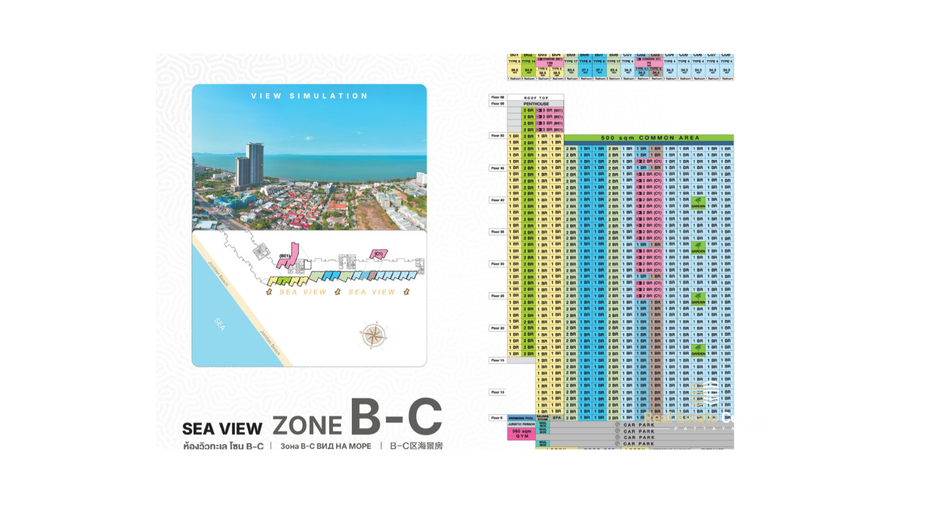 For sale 1 bed condo in Bang Lamung, Chonburi