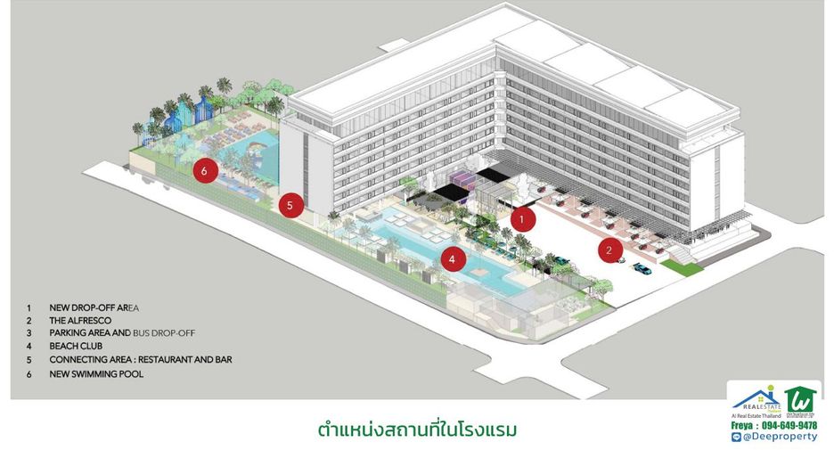 ขาย 319 ห้องนอน โรงแรม ใน บางละมุง, ชลบุรี