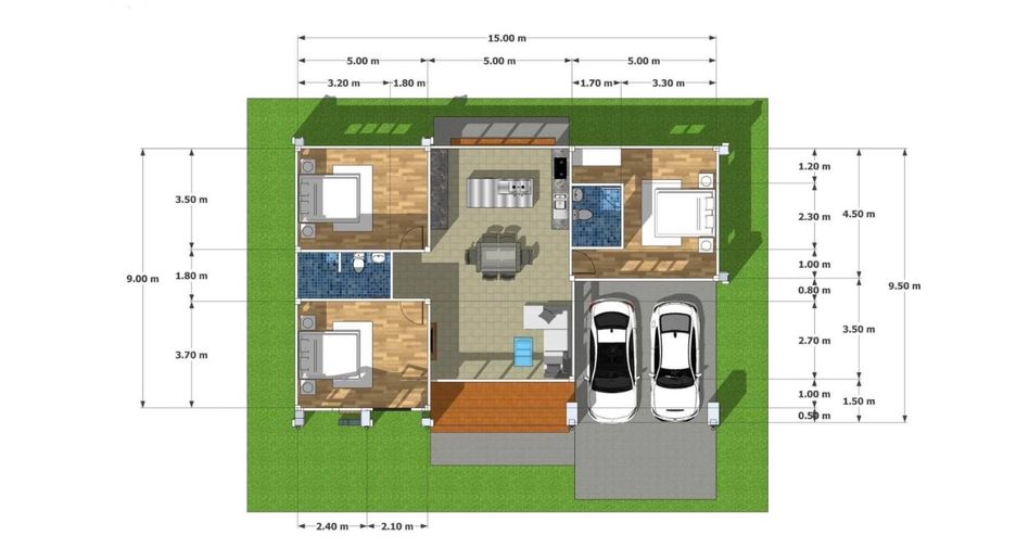 Casa en venta de 2 habitaciones en Klaeng, Rayong