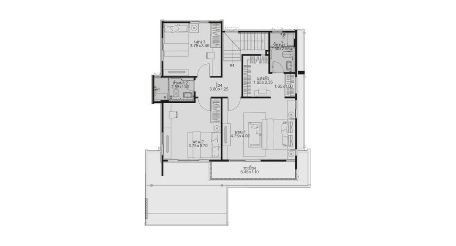 For rent 3 bedrooms house in Bang Phli, Samut Prakan