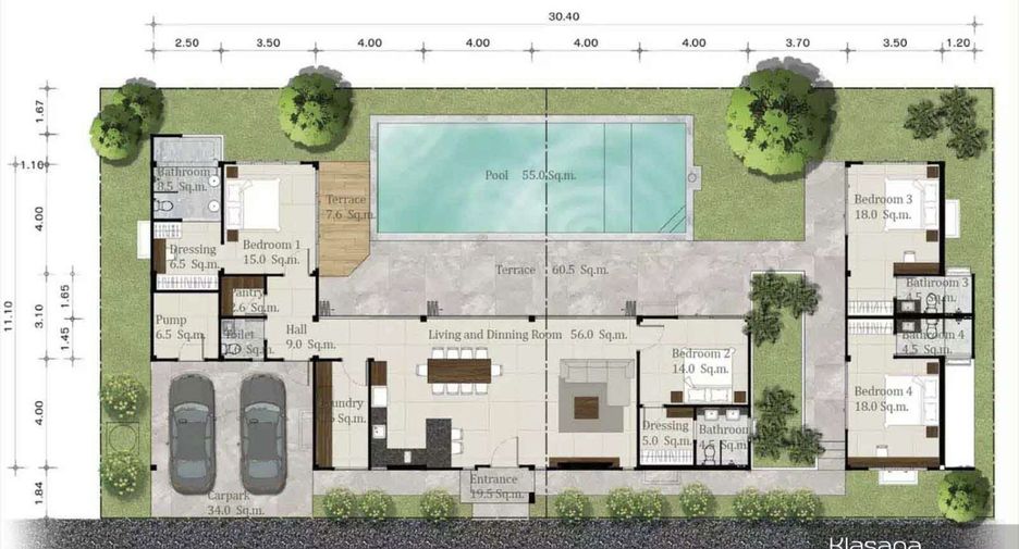 For sale 2 bedrooms villa in Mueang Krabi, Krabi