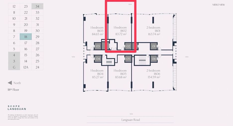Wohnung zum Kauf mit 1 Zimmer in Pathum Wan, Bangkok