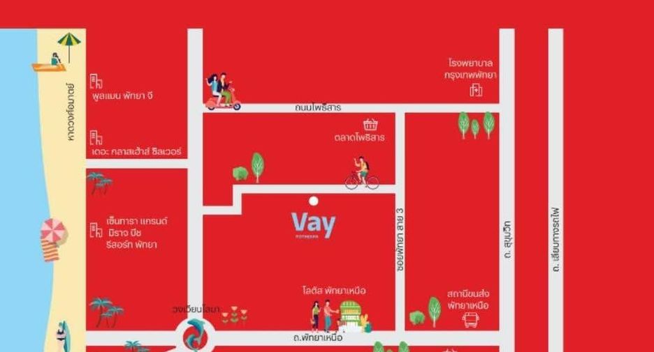For sale 1 bed condo in North Pattaya, Pattaya