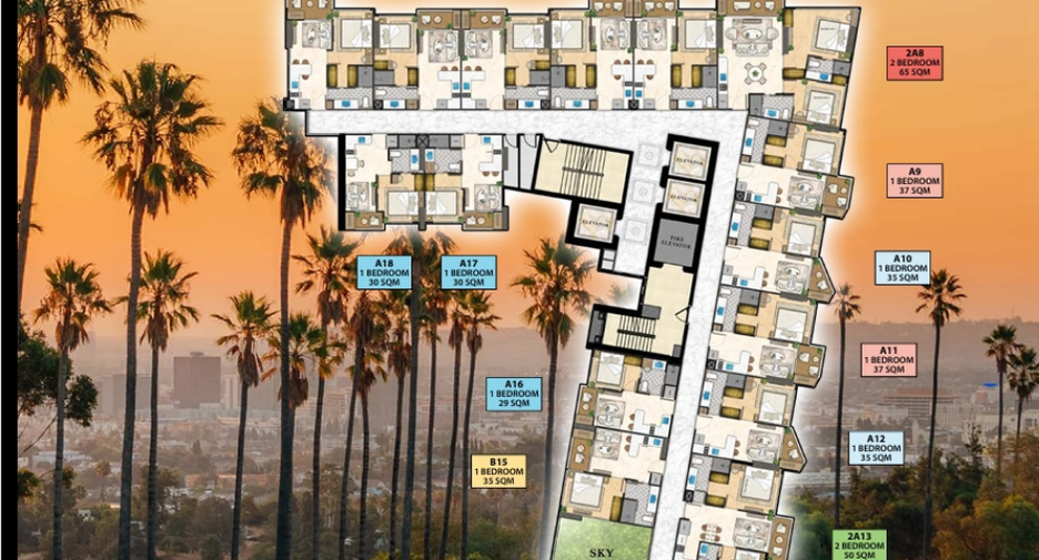 Condo en venta de 1 habitaciones en Jomtien, Pattaya